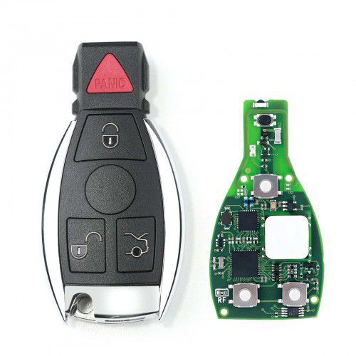 10pcs CG MB 08 Version Keyless Go Key 2-in-1 315MHz/433MHz with Shell for Mercedes W164 W221 W216 from Year 2005-2010 Get 10 Free Tokens