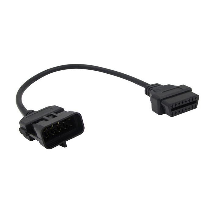 10Pin bis 16PIN OBD OBD2 Diagnostic Connector Kabel für Opel