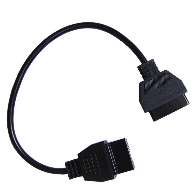 12pin OBD2 Connector Adapter für Mitsubishi Auto Diagnostic Tool -Black Head