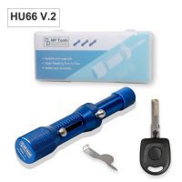 2 in 1 HU66 V.2 Professionelles Locksmith Tool für Audi VW HU66 Lock Pick and Decoder Quick Open Tool