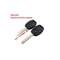 Remote Key 2 Button und Chip Separate ID:13 (313.8MHZ) Für 2005 -2007 Honda