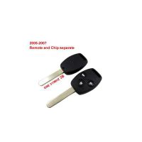 Remote Key 3 Button and Chip Separate ID:8E (315MHZ) Fit ACCORD FIT CIVIC ODYSSEY for 2005 -2007 Honda 10cs/lot
