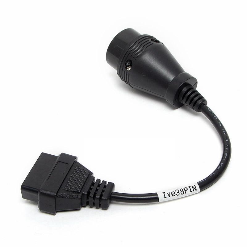 Promotion 38Pin auf 16Pin OBDII Kabel für IVECO Truck Diagnose Tool -Black Version