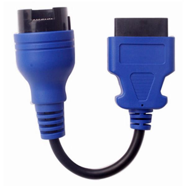 Top Quality 38Pin to 16Pin OBDII Kabel für IVECO Truck Diagnose Tool -Blue Version