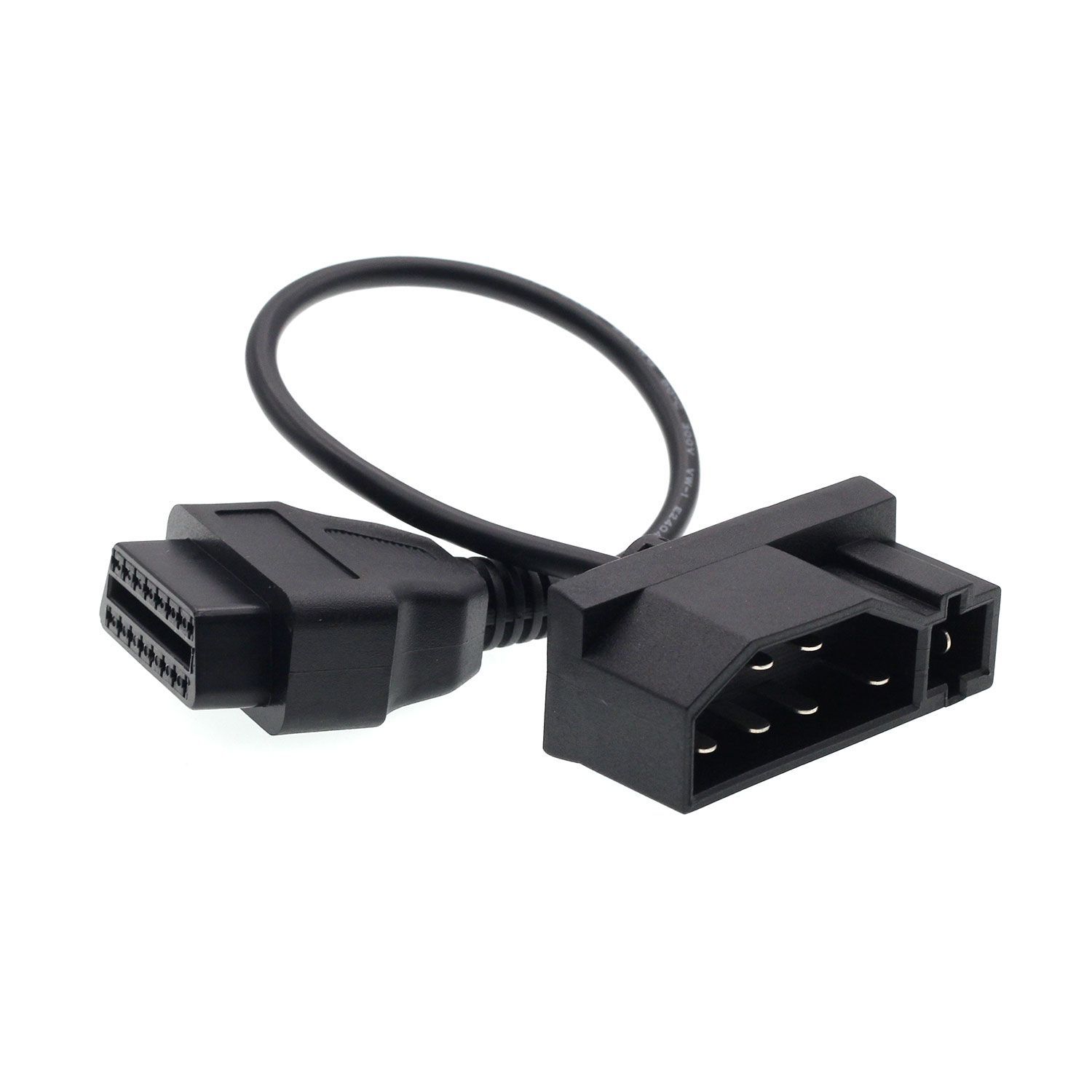 High Quality 7 Pin Male OBD1 to OBD2 OBDII 16 Pin Diagnostic Adapter Cable für Ford