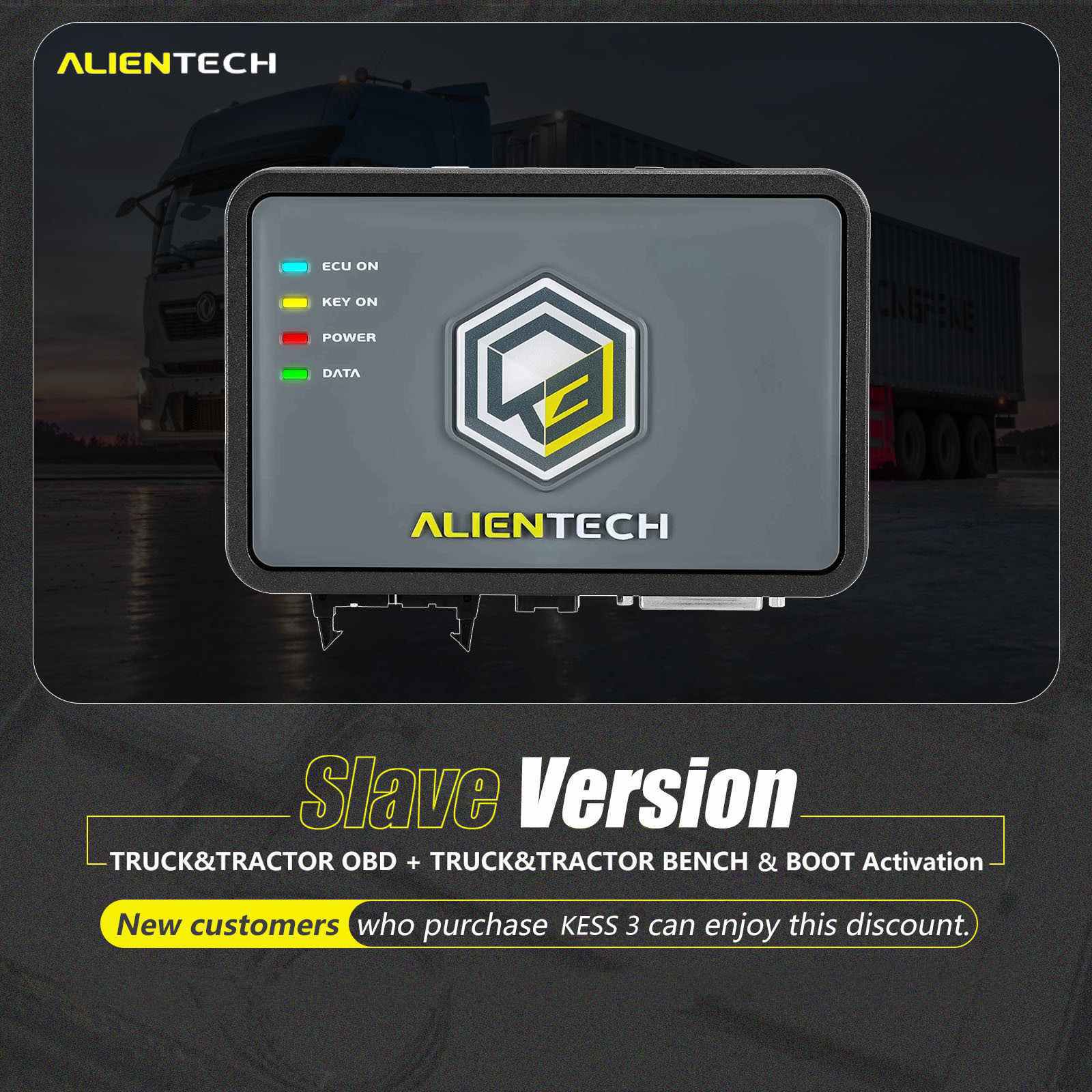 Landwirtschaft LKW LKW Busse OBD und Bank-Boot Protokolle Aktivierung Für Alientech KESS V3 KESS3 Slave Neue Benutzer