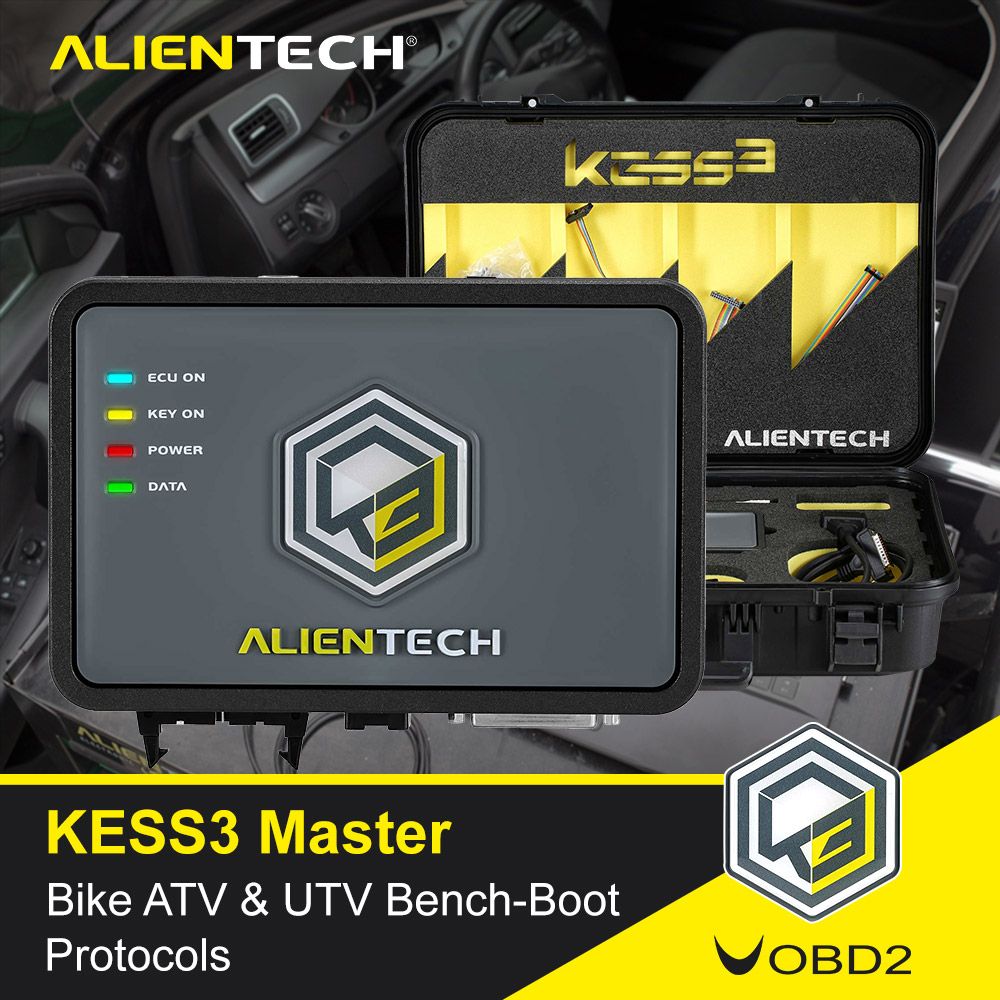 Original Alientech KESS V3 KESS3 Master Bike ATV & UTV Bench-Boot Protocols Activation