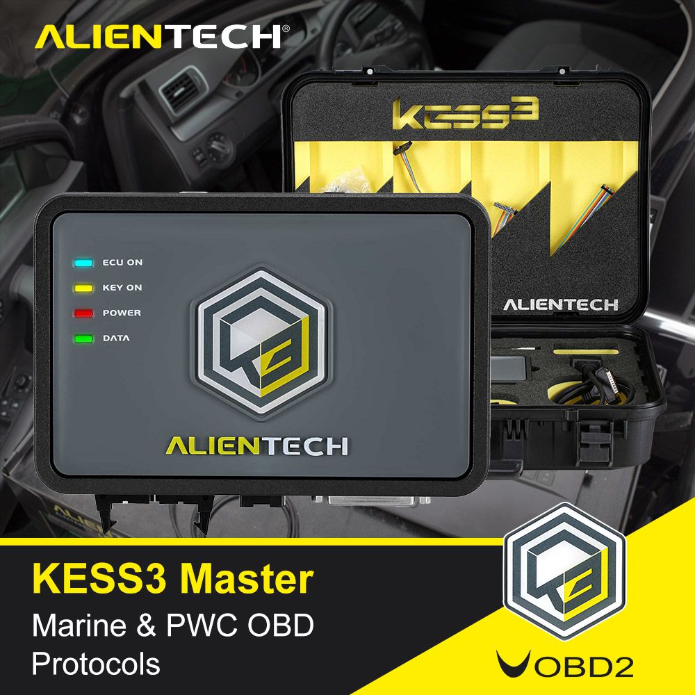 Original Alientech KESS V3 KESS3 Master Marine und PWC OBD Protokolle Aktivierung