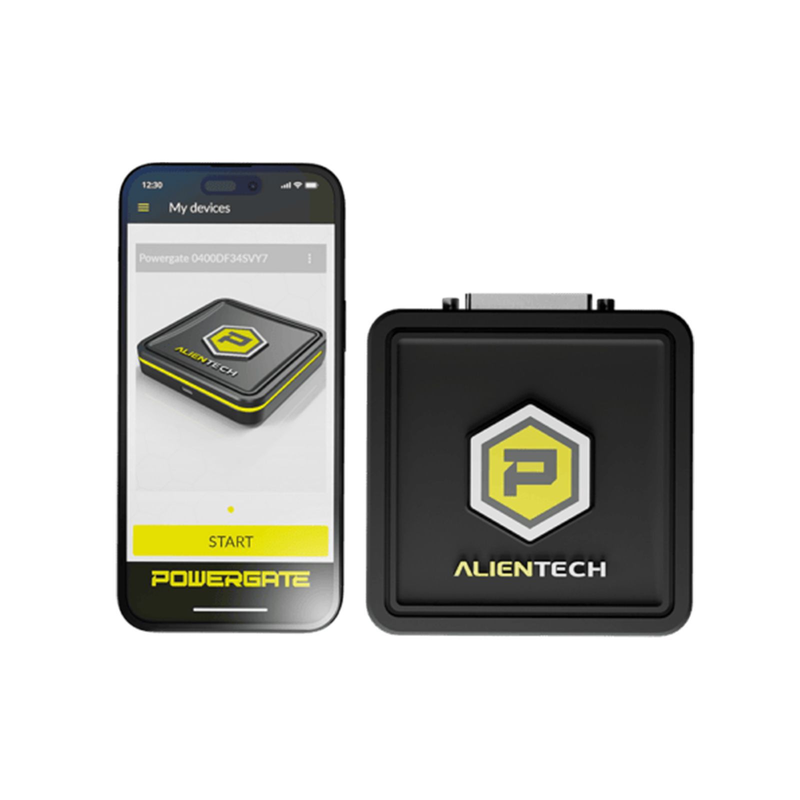 2024 Alientech Powergate mit der Powergate App für Powergate Cloud, Anpassung der Fahrzeugleistung mit einem Touch auf Ihrem Smartphone