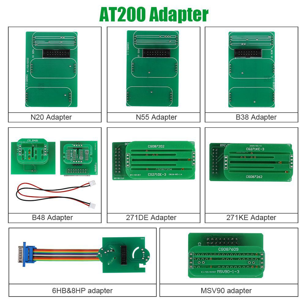 Neue Adapter AT200 FC200, die keine Notwendigkeit Demontage einschließlich 6HP.8HP, MSV90, N55, N20, B48/B58/B38 usw. setzen