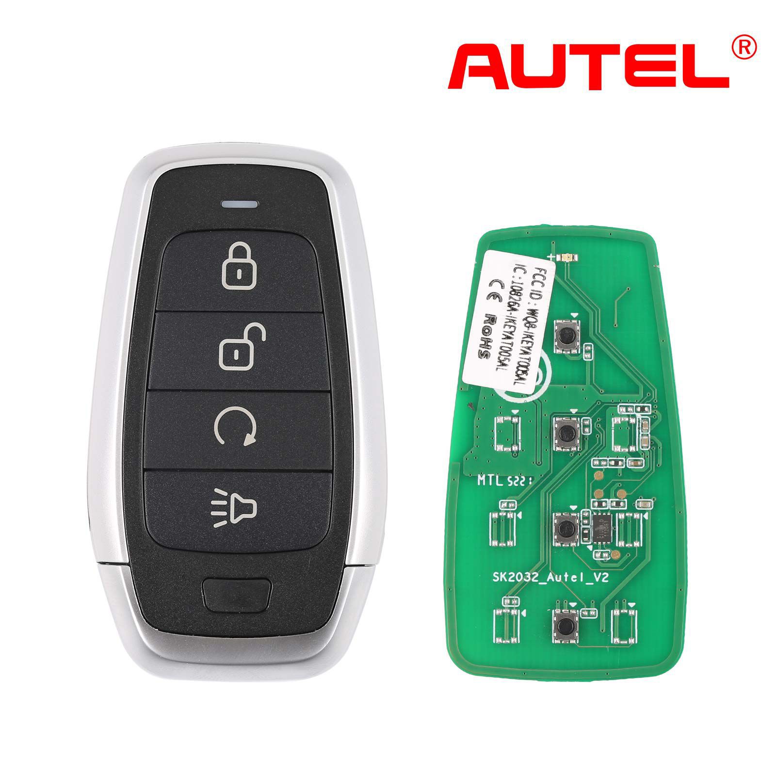 AUTEL IKEYAT004BL 4 Tasten Unabhängige Universal Smart Key 5pcs/lot
