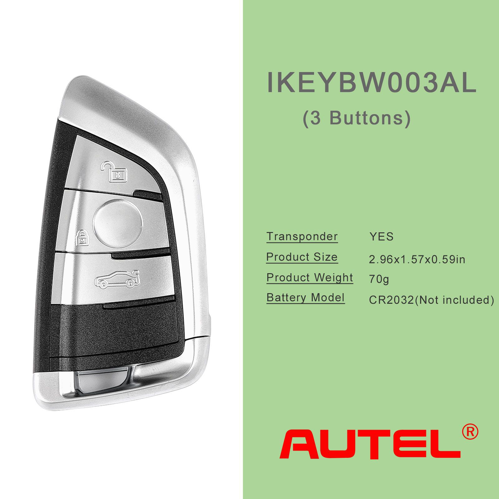 AUTEL IKEYBW003AL BMW 3 Tasten Smart Universal Key 5pcs/lot