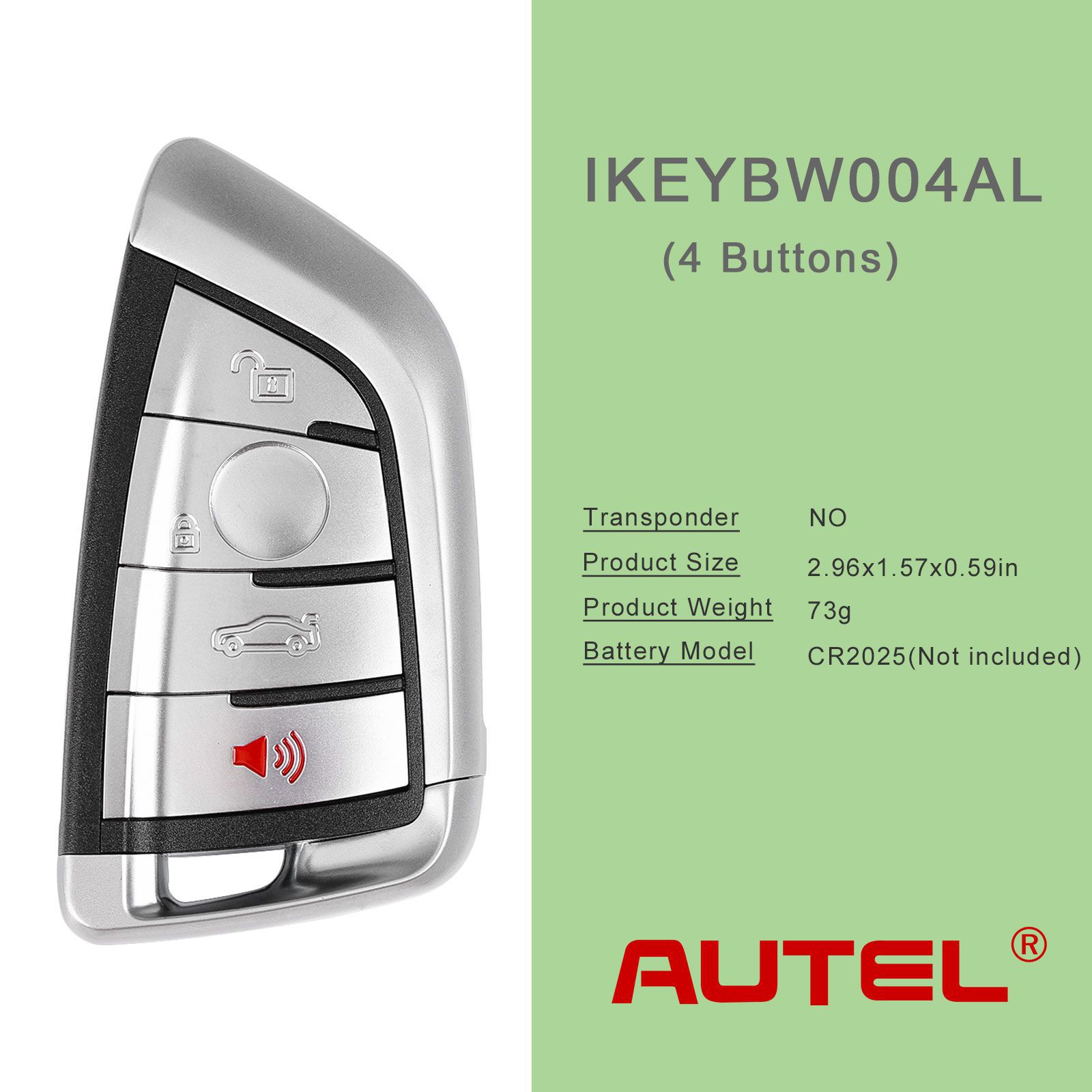 AUTEL IKEYBW004AL BMW 4 Tasten Smart Universal Key Compaitble mit BMW 5pcs/lot