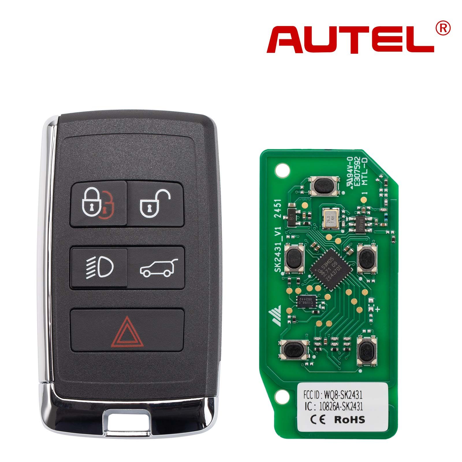 Autel IKEYLR005AL Land Rover Style Smart Key 315/433 MHz 5 Buttons 5pcs/lot