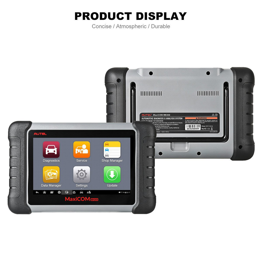 Autel Original MaxiCOM MK808 Diagnostic Tool 7 -Zoll LCD Touch Screen Diagnose Funktionen von EPB /IMMO /DPF /SAS /TMPS und mehr