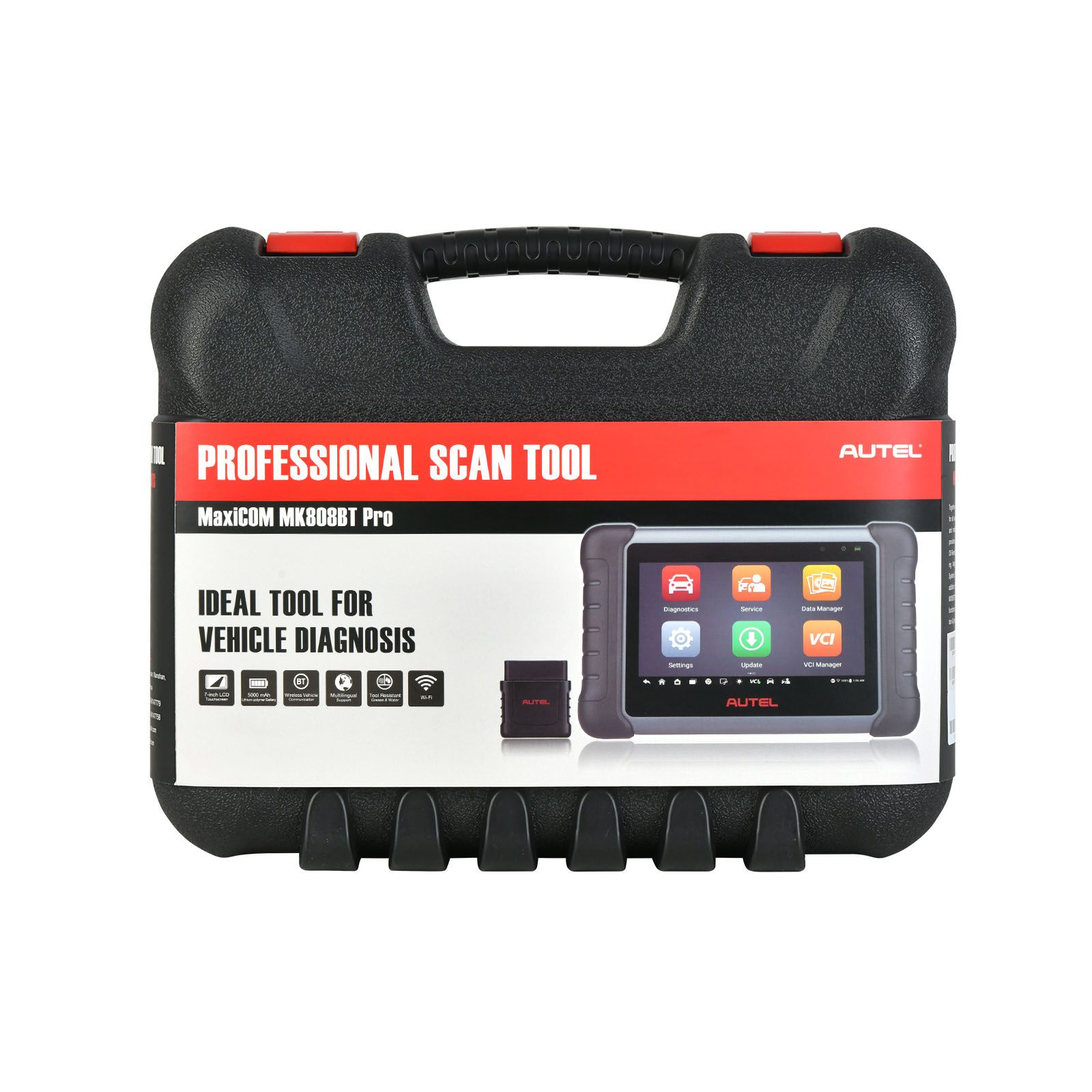 Autel MaxiCOM MK808BT PRO Car Diagnostic Scan Tool, Active Tests & Bi-Directional Control Scanner, 28+ Services, FCA AutoAuth, Wireless Diagnosis