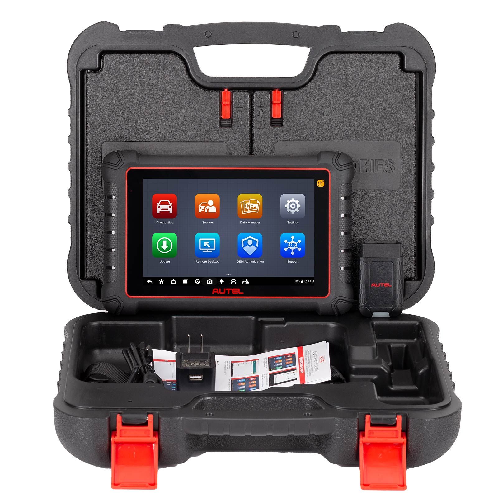 Autel MaxiCOM MK900TS MK900-TS Wireless TPMS Diagnostic Scanner with Android 11 Support DoIP/CAN FD Protocols and 40+ Services Upgraded of MK808TS