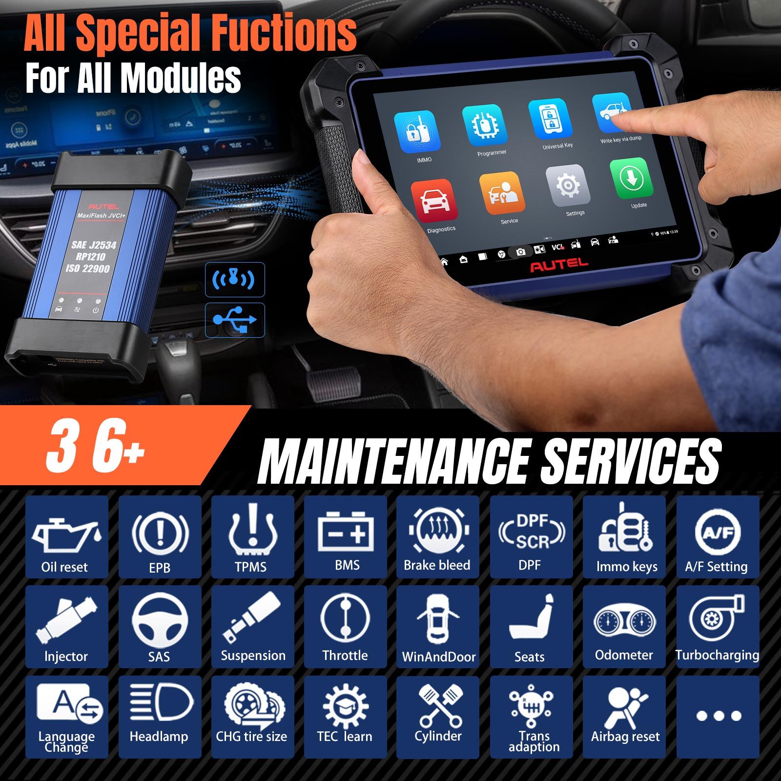2025 Autel MaxiIM IM608 PRO II (IM608S II/IM608 II) Automotive All-In-One Key Programming Tool Support All Key Lost