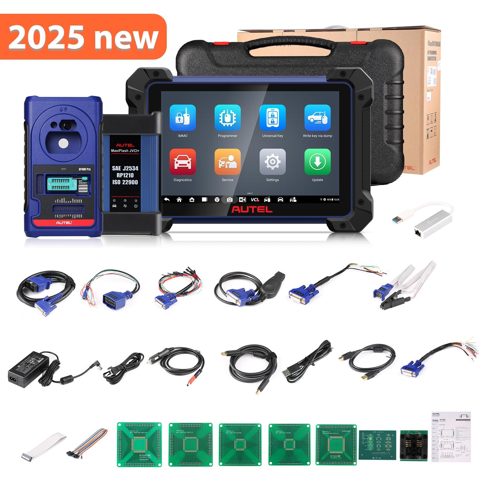 2025 Autel MaxiIM IM608 PRO II (Autel IM608 II) with Free G-Box3 and APB112 Support Mercedes Benz All Key with 1 More Year Free Update