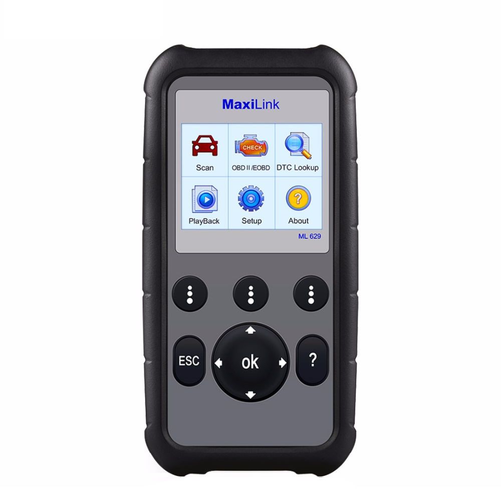 AUTEL MaxiLink ML629 OBD2 Scanner Car Code Reader Engine Transmission ABS SRS Airbag Diagnostic Tool Scanner
