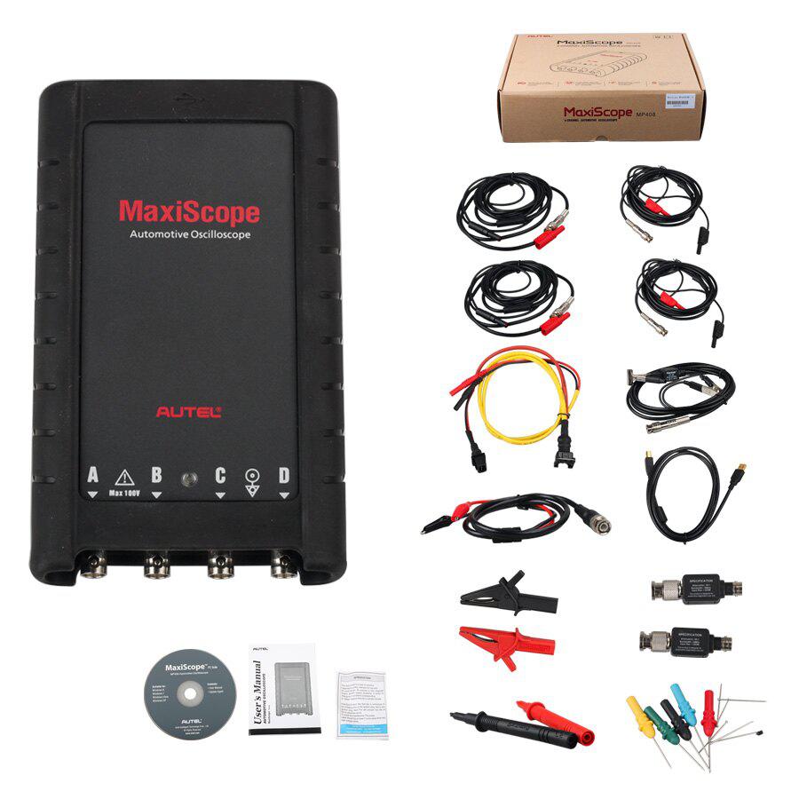 Autel MaxiScope MP408 4 Channel Automotive Oscilloscope Basic Kit Works With Maxisys Tool