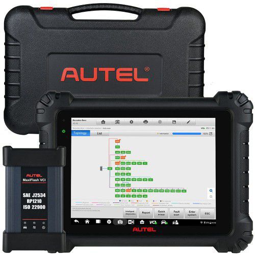 Autel Maxisys MS909CV Hochleistungs-bidirektionaler Diagnosescanner mit Bluetooth J2534 VCI