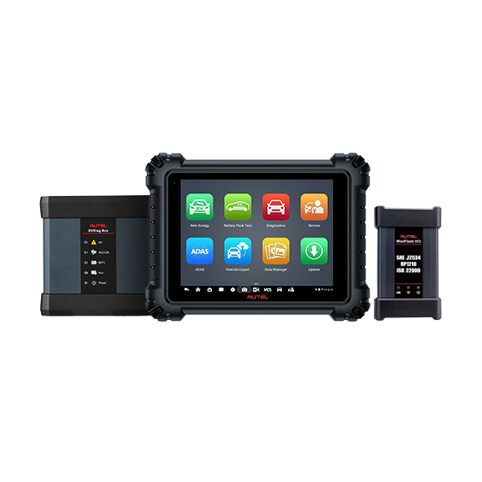 Autel Maxisys MS909EV EV Diagnostics Scanner with MaxiFlash VCI/J2534, High-Voltage System & Battery Pack Diagnostics, ECU Coding