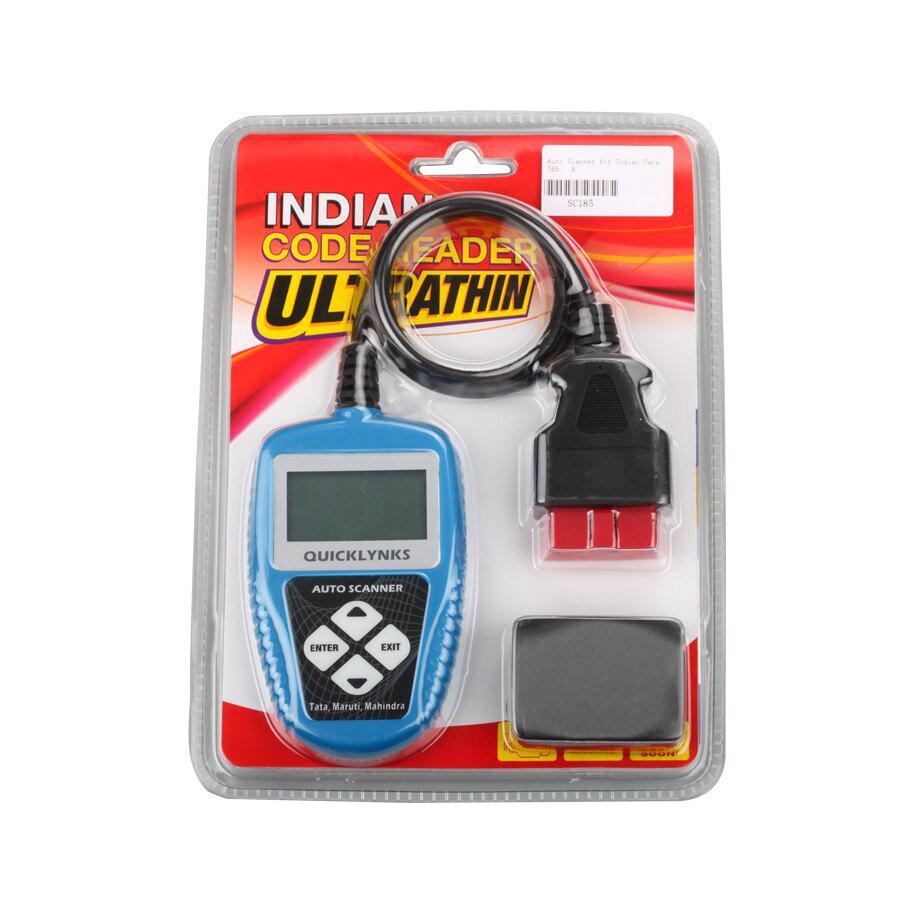 Auto Scanner für indische Autos T65 mit 16 Pins OBDII Adapter