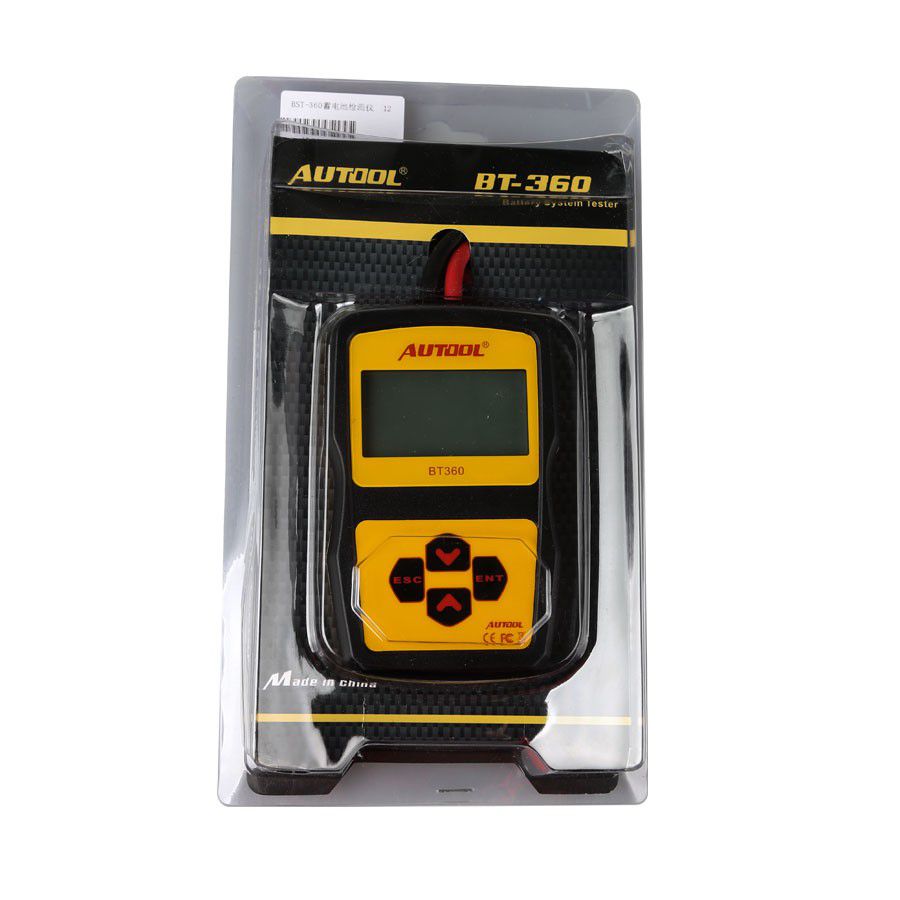 AUTOOL BT360 12V Auto Batterie Tester Digital Automobil Diagnose Batterie Tester Analyzer Fahrzeug Kurbeln Laden Scanner Tool
