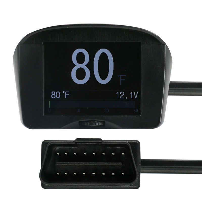 AUTOOL X50 Plus Multi -Function Car OBD Smart Digital Meter + Alarmfehler Code Wassertemperatur Gauge Digital Voltage Speed Meter Display