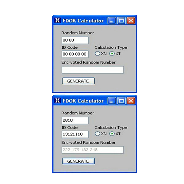 MERCEDES -BENZ DAS FDOK /VEDOC ENCRYPTED RANDOM 8