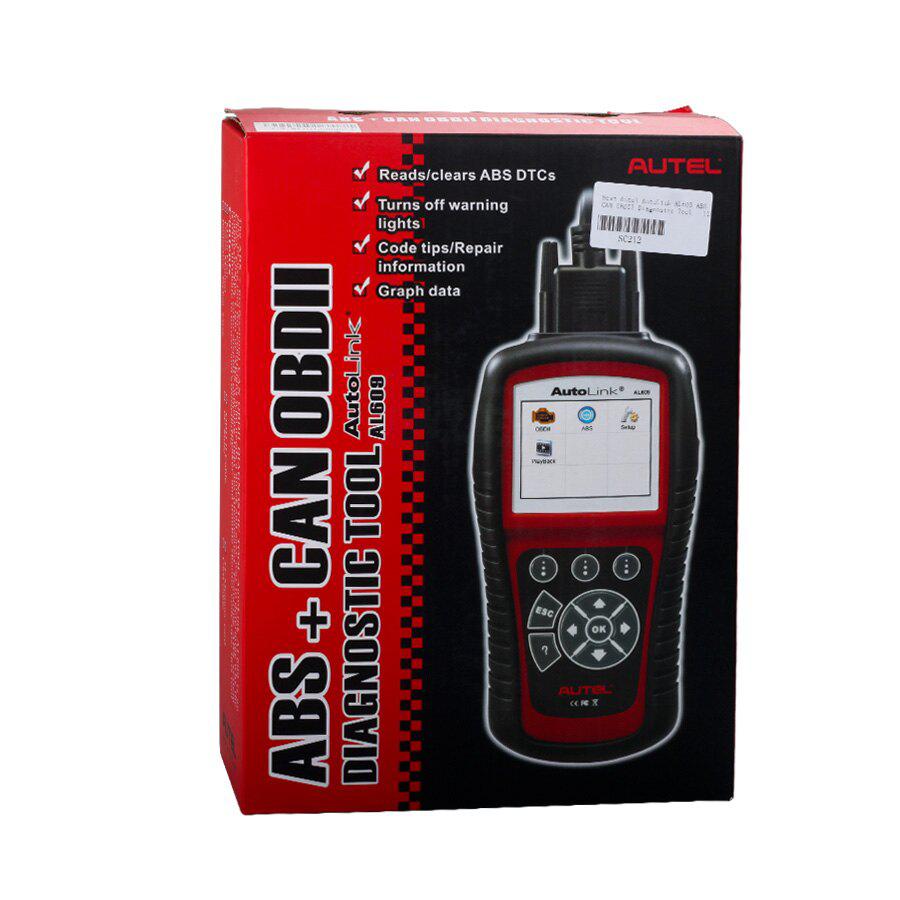 Best Autel AutoLink AL609 ABS CAN OBDII Diagnostic Tool Diagnoses ABS System Codes Internet Updatable