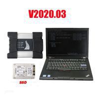 V2020.03 BMW ICOM Next A+B+C Diagnose mit Second Hand Lenovo T410 Laptop I5 CPU 4GB No Needs Activation
