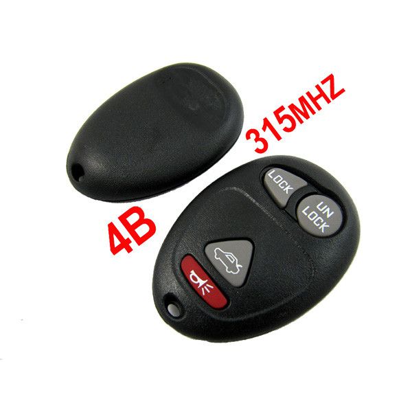 315MHZ Remote Key for Buick Regal 4 Buttons