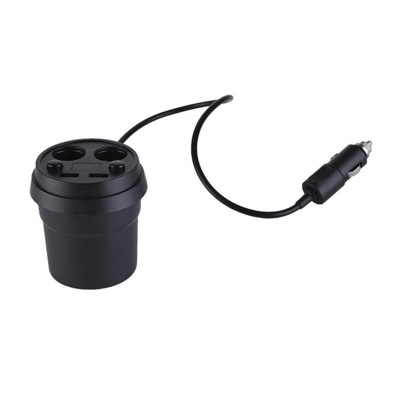 Car Cup Charger 3.1A USB HUB Cup Adapter Zigarettenanzünder Splitter Handy Ladegeräte mit Spannung LED Display