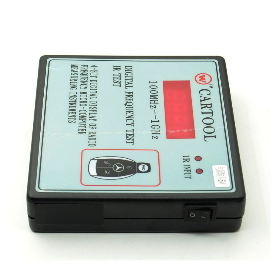 CARTOOL Digital Frequency Tester IR Tester Remote Key Frequency Tester (Frequency Range 100 -1GMHZ)