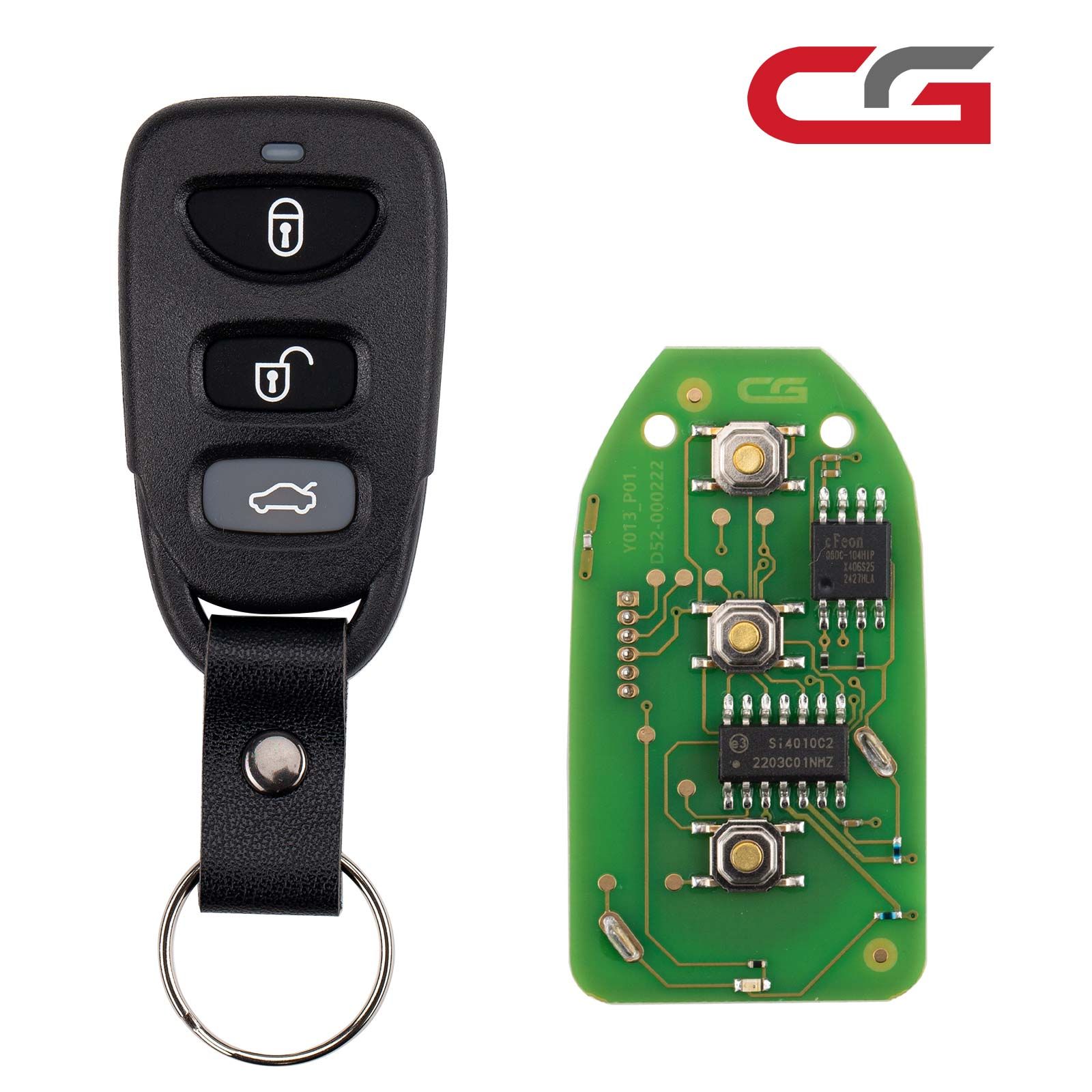 CG A09-3+1 HYU.D Style(Separate-3+1BTN)) 4 Buttons Wire Remote Used with CGDI K2 Key Programmer 5pcs/lot