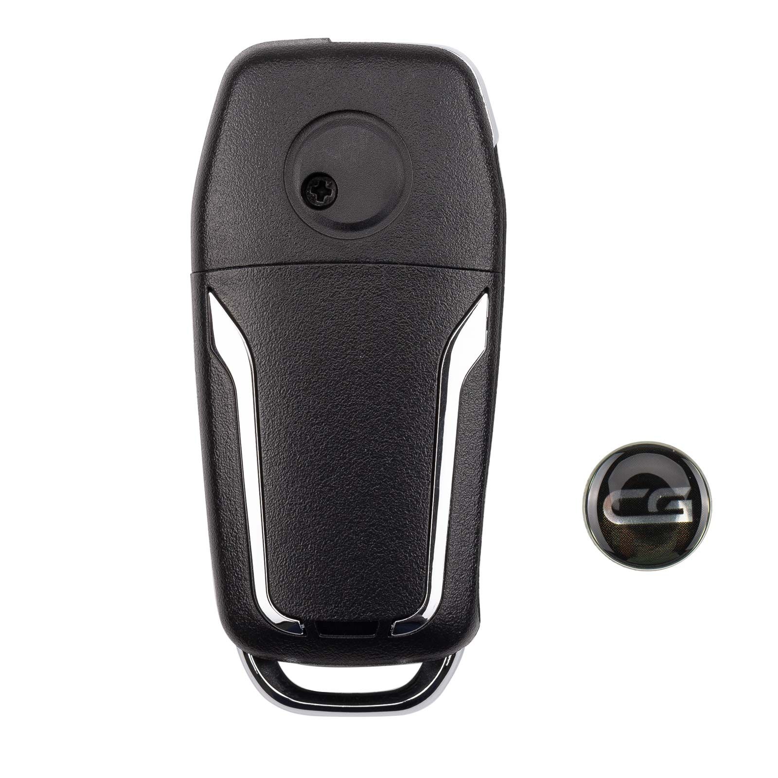 CG A12-3+1 FOR.D Style(Flip-4BTN-Unmovable Key Ring) 4 Buttons Wire Remote Used with CGDI K2 Key Programmer 5pcs/lot