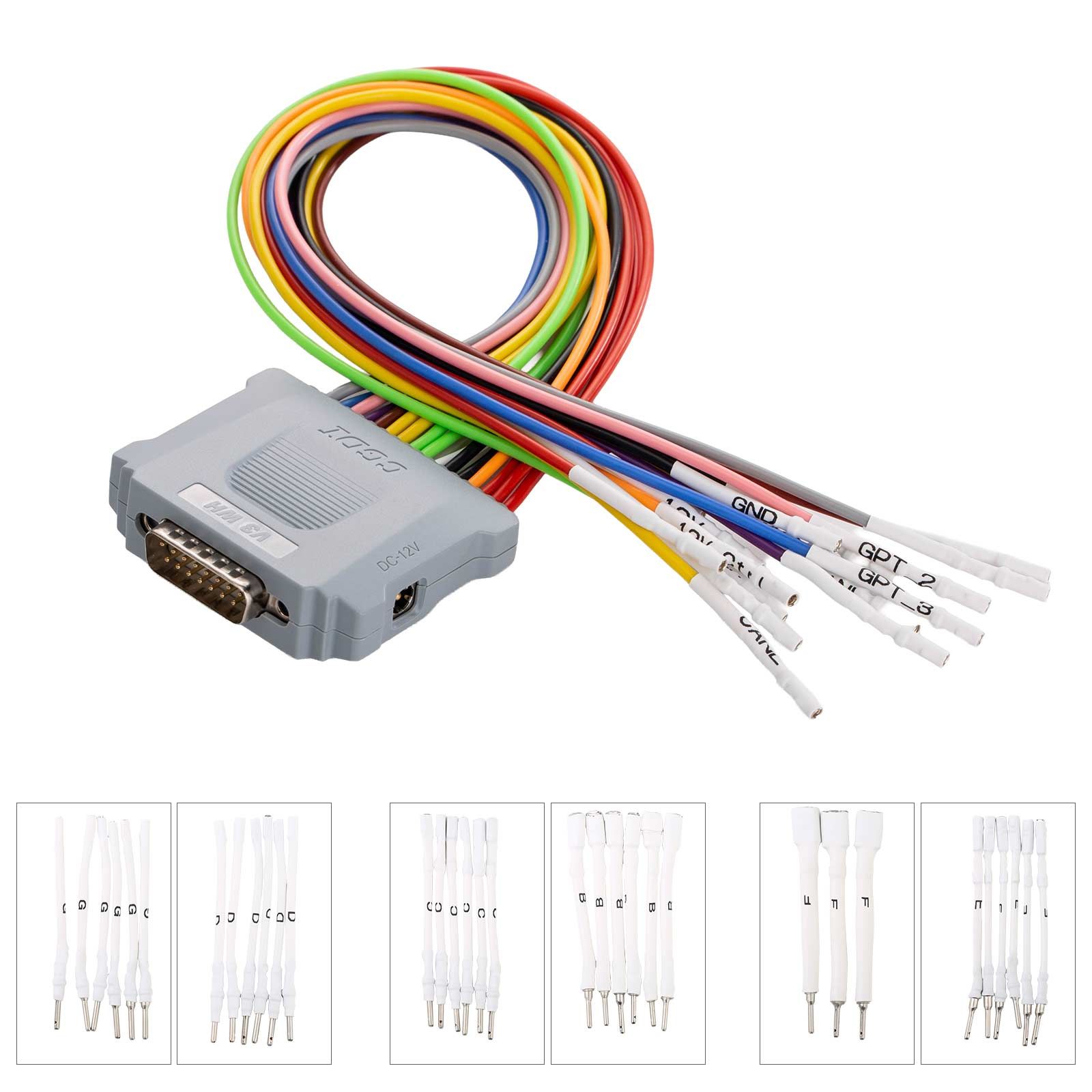 CG FC200 New DB15 Harness – Neu mit 12V Control und GPT-4, unterstützt B48 und B58 ECU, Dekryptieren und Read/Write