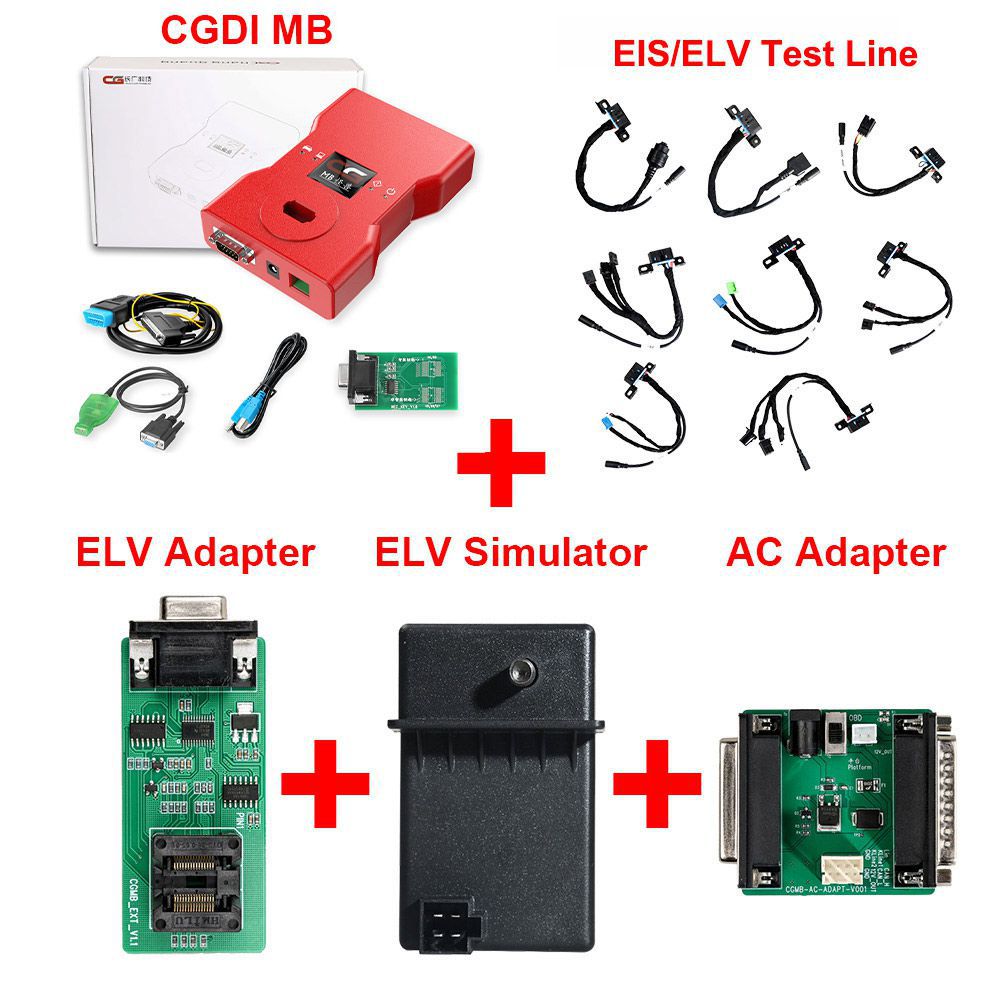 CGDI MB mit Volladaptern einschließlich EIS/ELV Testleitung