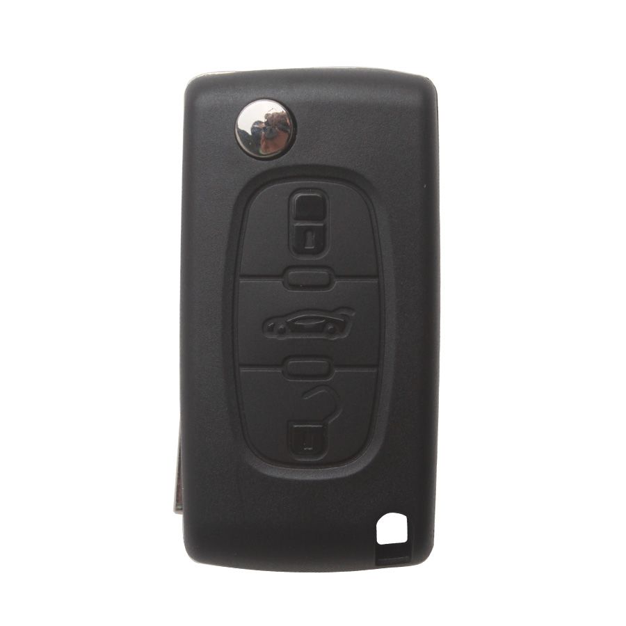 Remote Key 3 Button 433MHZ HU83 3B (Mit Groove) für Citroen 10pcs/lot
