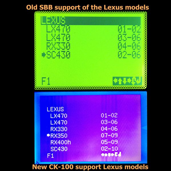 ck -100 Schlüsselprogramm lexus module