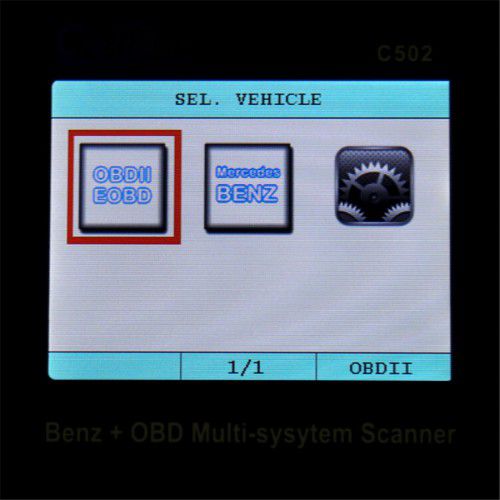 Creator C502 BENZ,OBDII/EOBD Multi-System Scanner
