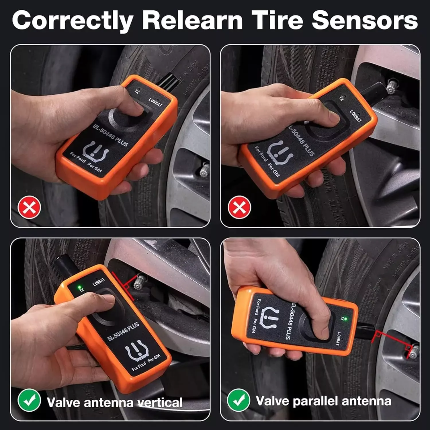 Automobil Reifendruck Detection Sensor EL-50448 OEC-T5 Opel/GM Reifendruck Monitoring System TPMS Reset Aktivierung Tool