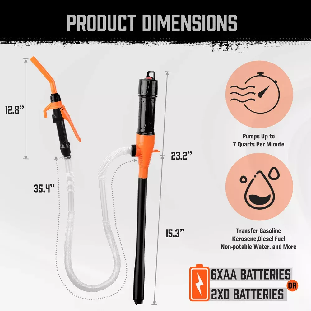 Elektrische Ölpumpe Siphon Flüssigkeit Transfer Pumpe Handpumpe Betätigte Wasser GasToolsFluid Extractor für Auto Motorrad Boote