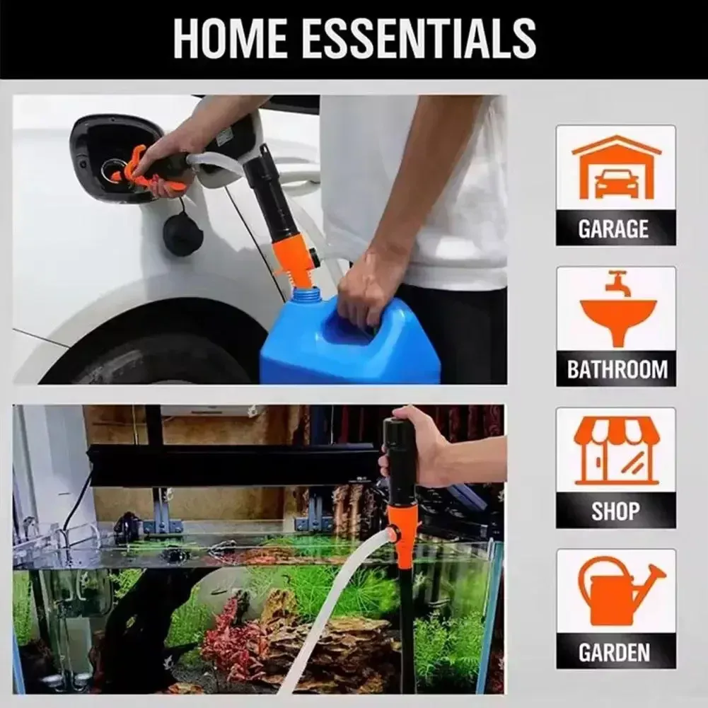 Elektrische Ölpumpe Siphon Flüssigkeit Transfer Pumpe Handpumpe Betätigte Wasser GasToolsFluid Extractor für Auto Motorrad Boote