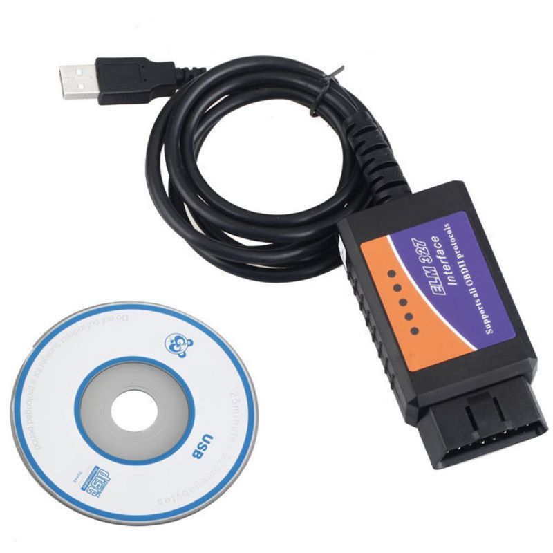 ELM327 V2.1 Scanner Software USB Plastic Mit FT232RL Chip