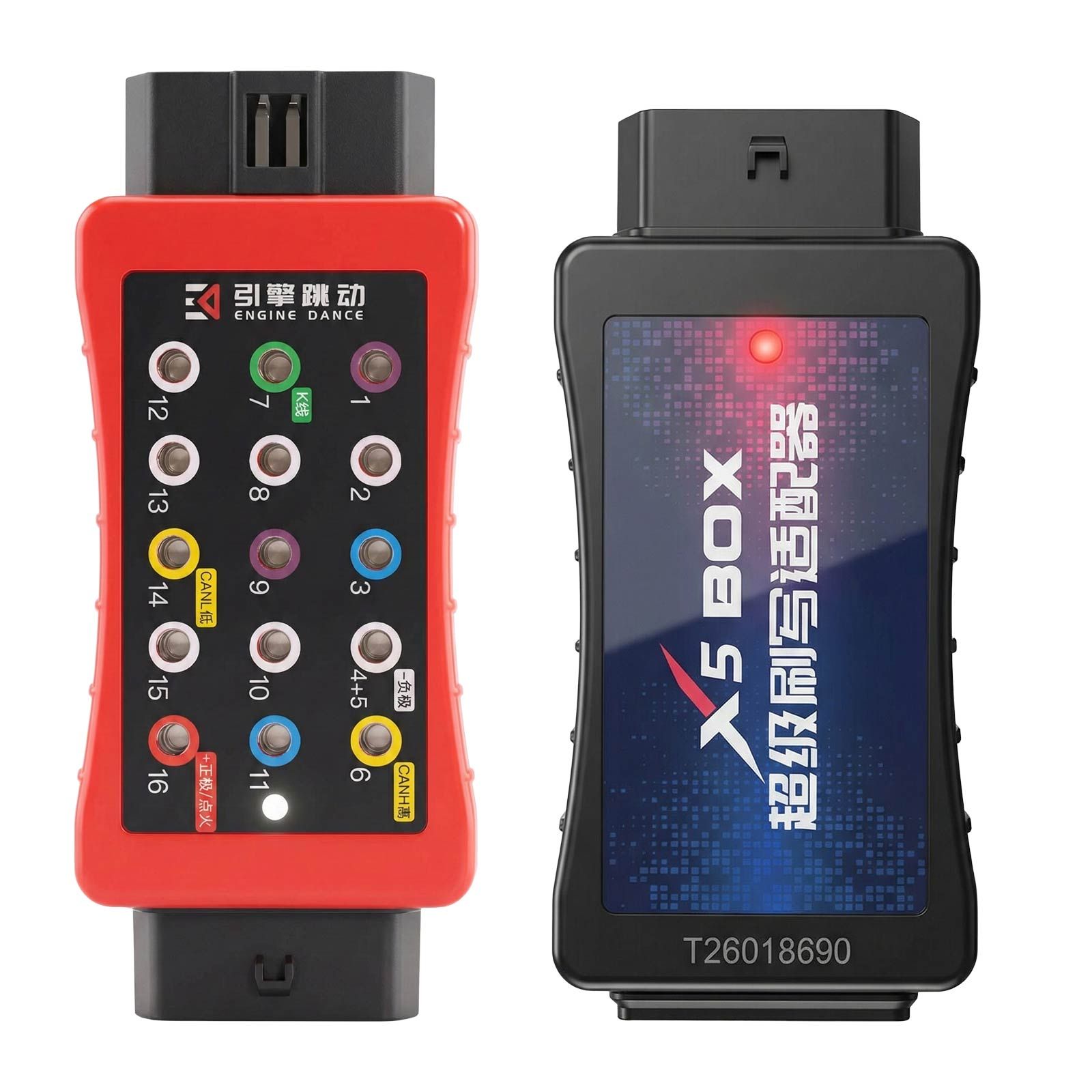 2026 EngineDance X5 2-in-1 ECU-Programmierung und Lkw-Diagnose mit X5 Box Full Configuration – Gratis MD1/MG1 BOOT-GLITCH Adapter