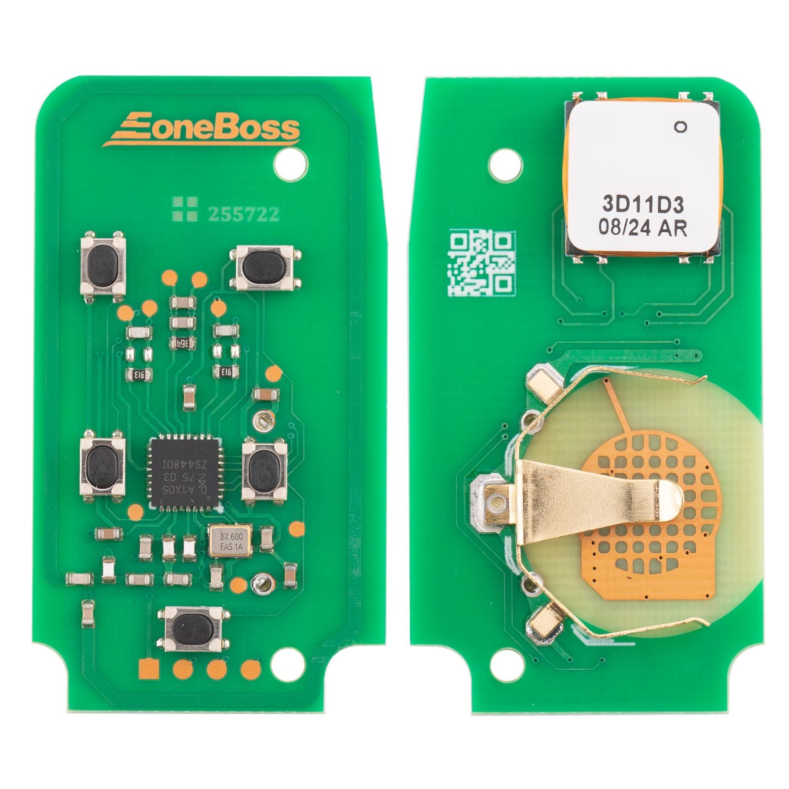 EONEBOSS Leiterplatte für JLR Fahrzeugschlüssel – Baujahre 2018–2021, Frequenzen 315 MHz und 433 MHz