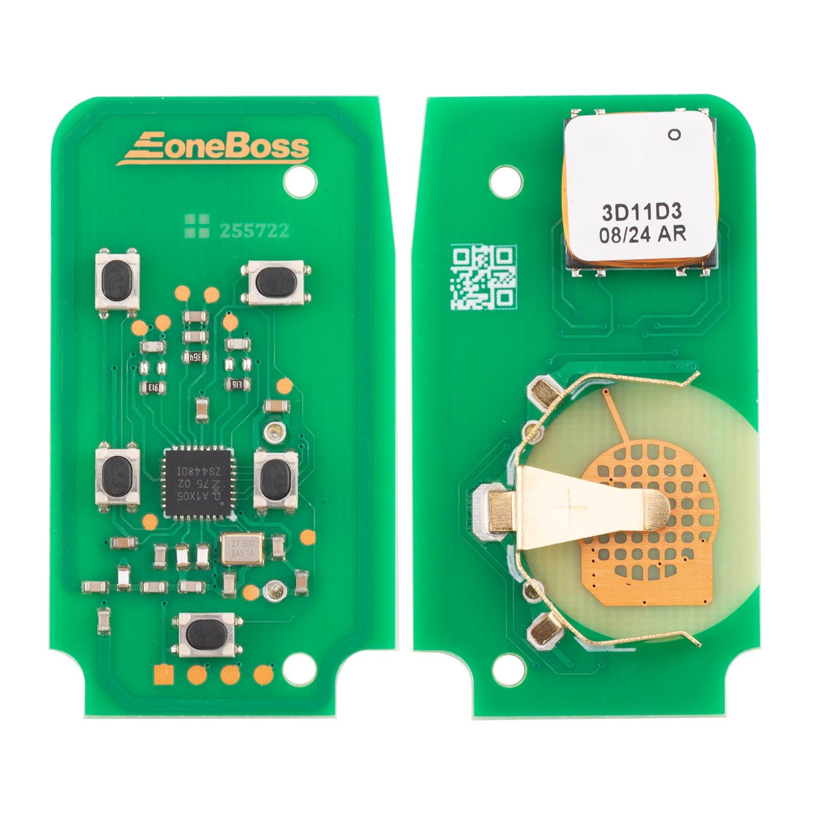 EONEBOSS Leiterplatte für JLR Fahrzeugschlüssel – Baujahre 2018–2021, Frequenzen 315 MHz und 433 MHz
